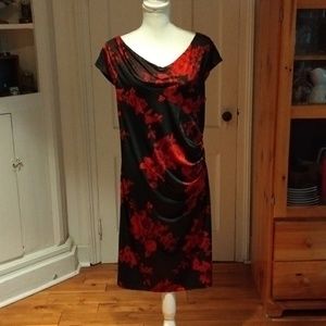 R & K Floral Sheath Dress